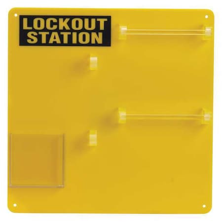 Lockout Board, Unfilled, Polycarbonate MPN:50990