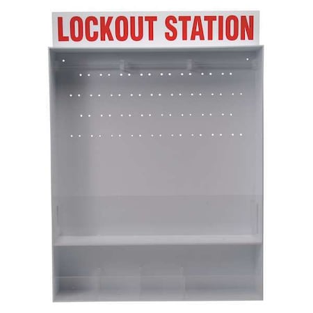 Lockout Station, Unfilled, 30 In H MPN:50993
