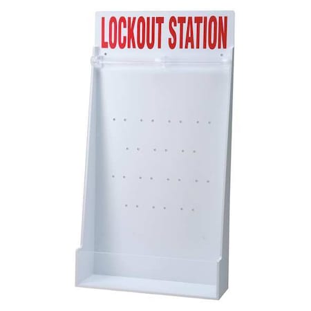 Lockout Station, Unfilled, 18 In H MPN:50997