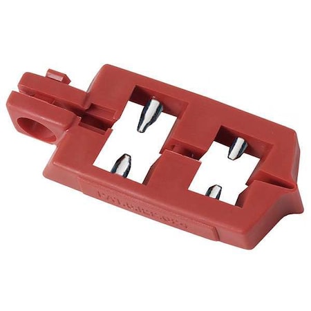 Breaker Lockout, Snap On, 120V, Red MPN:65387