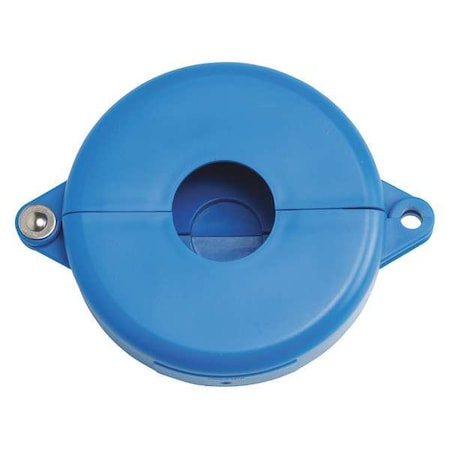 Gate Valve Lockout, Fits Sz 2-1/2 to 5, Color: Blue MPN:65586