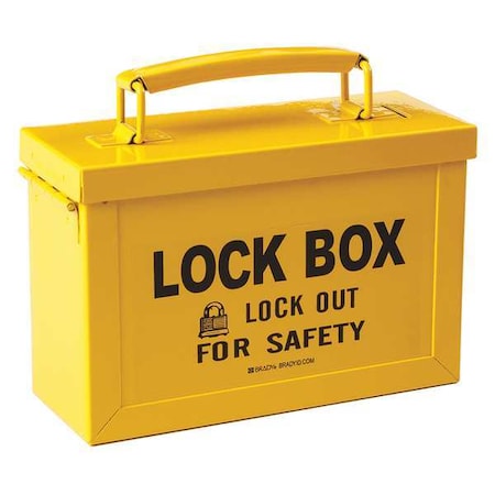 Group Lockout Box, Hinged, 40 Padlocks MPN:65672