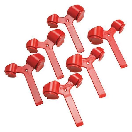 Fuse Blockout Device, Plastic, 1/8 in Width, 3 5/16 in Height, 6 PK MPN:65691