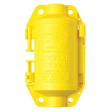 Plug Lockout, Yellow MPN:65695