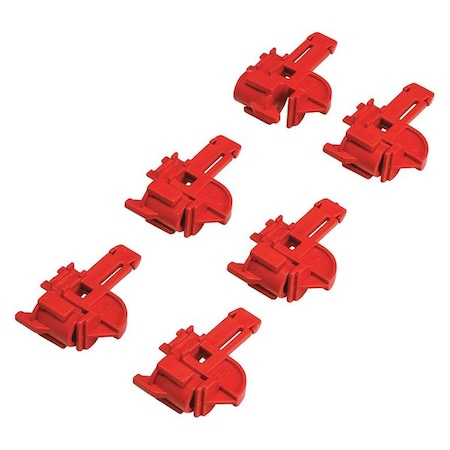 Fuse Blockout Device, Plastic, 20 9/16 in Width, 57 3/16 in Height, 6 PK MPN:65751
