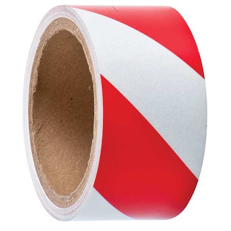Reflective Tape Vinyl, Adhesive: Acrylic Red/White, 2