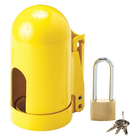 Locking Cylinder Cap, 6-1/2 x 3-1/8, Fine MPN:90496