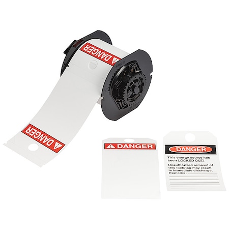 Pre-Cut Label Stock Roll, White MPN:B30-255-851-ANSIDB