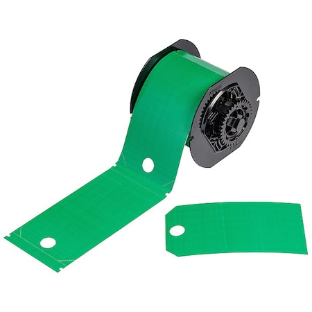 Pre-Cut Label Stock Roll, Green MPN:B30-255-851-GRN