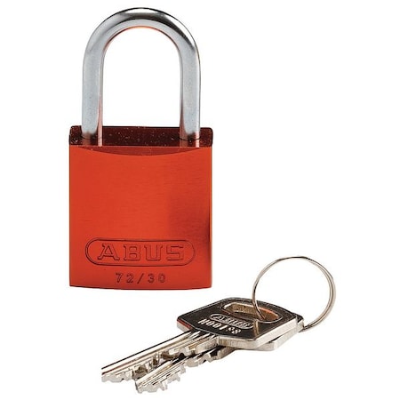 Lockout Padlock, Keyed Different, Aluminum, Orange, 1 in Shackle Height, 1 1/4 in Body Width MPN:CPAL-ORG-25ST-KD