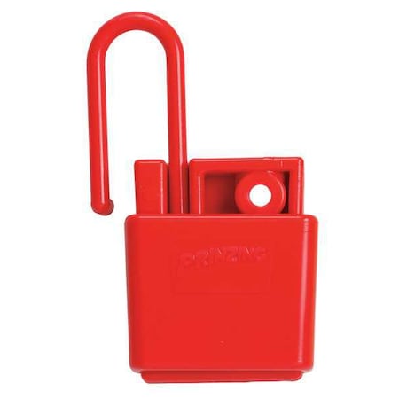 Lockout Hasp, Red, Plastic, 1 Max. No. of Padlocks, 1 1/2 in Max. Shackle Dia. MPN:LH220A-RD