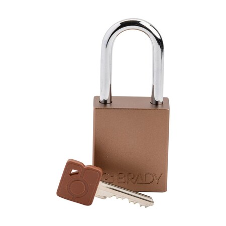 Velocity Lockout Padlocks Aluminum 1.5in Shackle Clearance KD Brown MPN:SDAL-BRN-38ST-KD