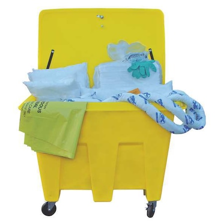 Spill Kit Refill, 134 gal Volume Absorbed per Kit, Refill, Gray MPN:SKA-LT-R