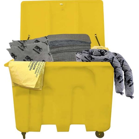 Spill Kit, 184 gal Volume Absorbed per Kit, Chest, Orange MPN:SKA-XLT