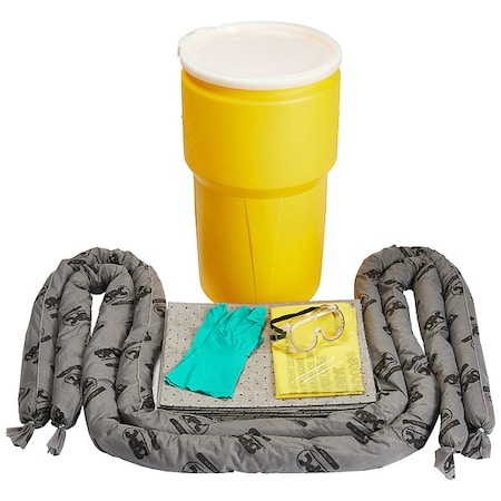 Sorbents, Universal, Gray, Polypropylene MPN:SKA14-TAA