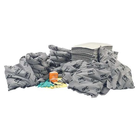 Spill Kit Refill, 79 gal Volume Absorbed per Kit, Refill, Gray MPN:SKA95-R
