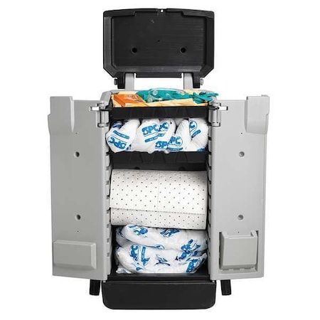Spill Kit, 22 gal Volume Absorbed per Kit, Kaddie, Gray MPN:SKO-K2