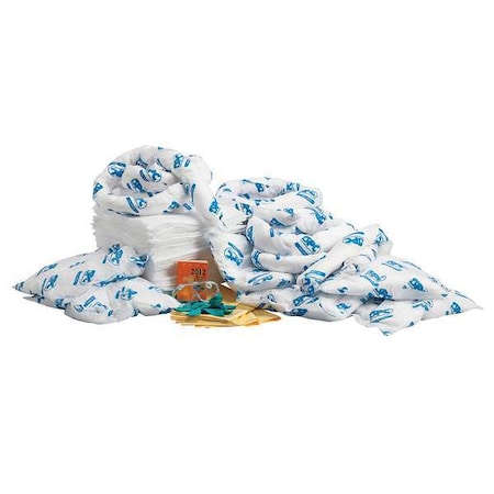 Spill Kit Refill, 95 gal Volume Absorbed per Kit, Refill, White MPN:SKO95-R