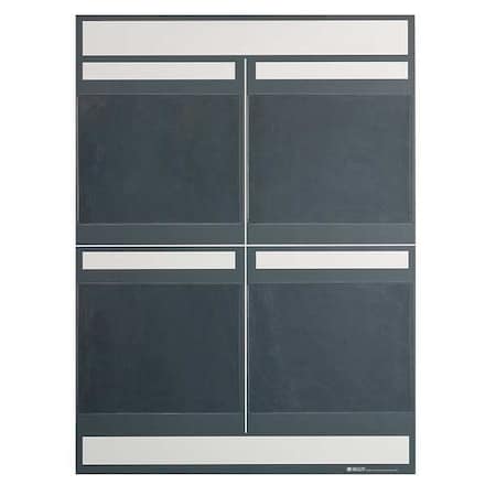 LEAN METRIC BOARD 25INX34.25INGREY MPN:114612