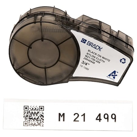 M21-750-499 Cart B499 0.75INX16FT Blk/Wht MPN:M21-750-499