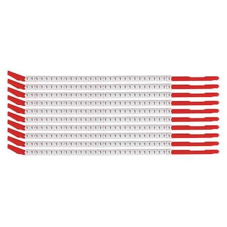 Clip Sleeve Wire Markers- Legend: 1 - 300/Pk MPN:SCN10-1