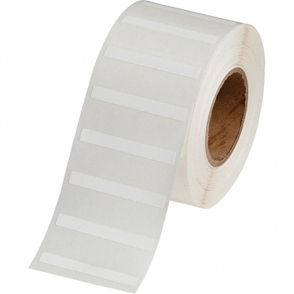 Label Maker Label: White, Polypropylene, 2