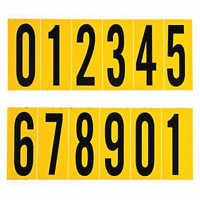 Numbers And Letters Kit 0 Thru 9 PK25 MPN:1550-# KIT