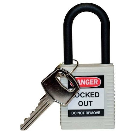 Safety Lock 1.5IN Kd Wht Nylon Shackle MPN:123332