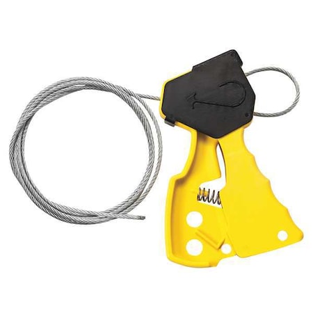 Yellow Cable Lockout Device w/6' Cable MPN:45192
