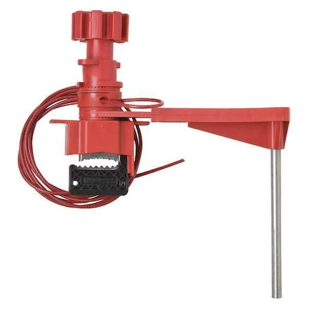 Large Univ Valve Lockoutw/Arm & 8' Cabl MPN:51392