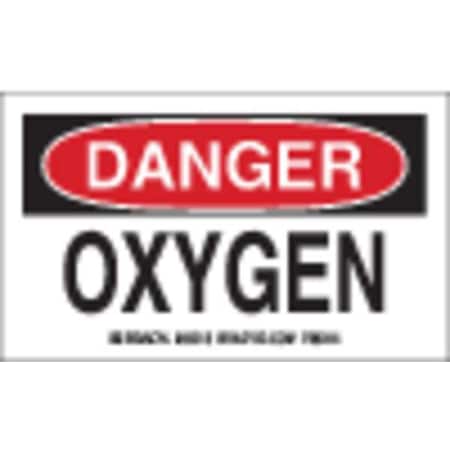 Gas Cylinder Labels 3INH X 5IN W MPN:60313