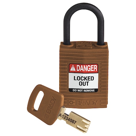 Comp Nylon Lock Brn 25MMPLASTIC Shkl Kd MPN:CPT-BRN-25PL-KD