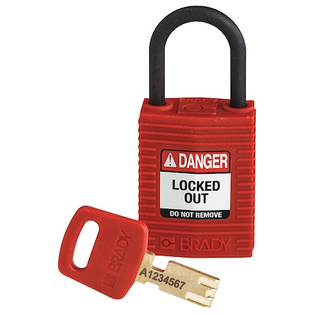 Comp Nylon Lock Red 25MMPLASTIC Shkl Kd MPN:CPT-RED-25PL-KD