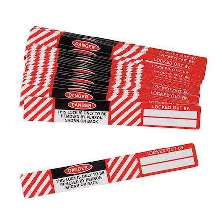 Prinzing Lockout Labels 25/Package MPN:LID-3