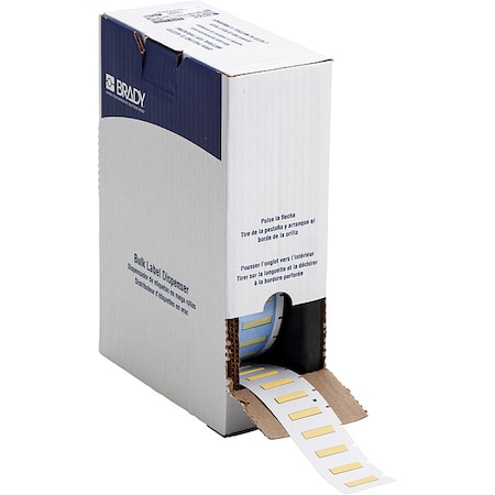 Sleeve Label, Yellow, Polyolefin, 1 in W MPN:BM-125-1-342-YL