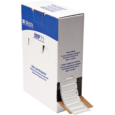 SleeveLabel, White, Polyolefin, 1-3/4inW MPN:BM-125-175-342