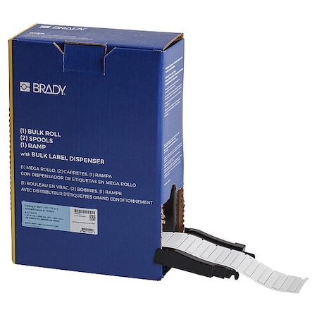 SleeveLabel, White, Polyolefin, 1-3/4inW MPN:BM-187-175-312