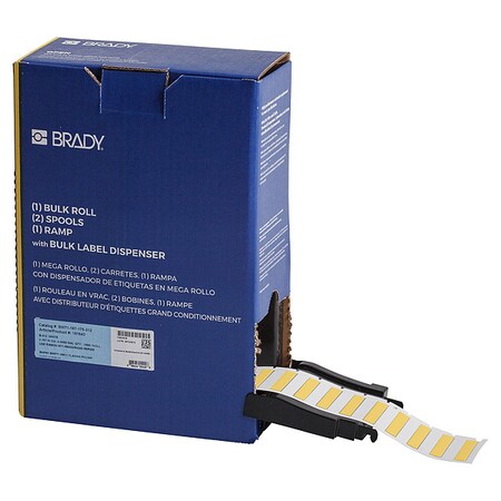 SleeveLabel, Yellow, Polyolefin, 1-3/4inW MPN:BM-187-175-312-YL