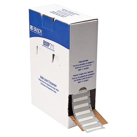 SleeveLabel, White, Polyolefin, 1-3/4inW MPN:BM-187-175-342