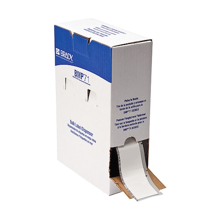 Sleeve Label, White, Polyolefin MPN:BM7C-1000-342