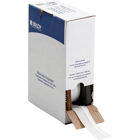 Sleeve Label, White, Polyolefin MPN:BM7C-187-342