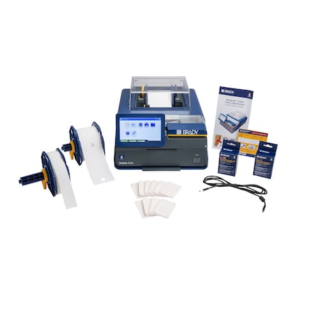 J7300 Color Label Printer WiFi with SFID Software and Lockout Tagout Material KT MPN:J7300-W-KIT-LOTO