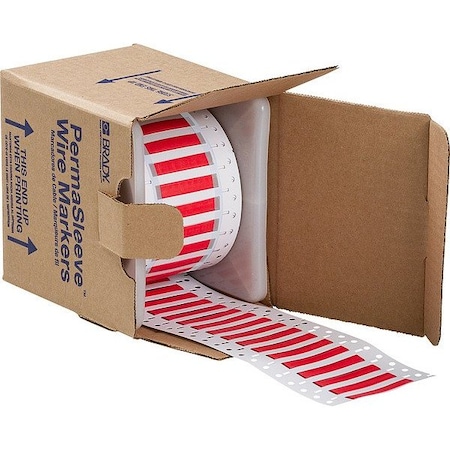 Sleeve Label, Red, Polyolefin, 1 in W MPN:LSZH-187-2-RD-M-2
