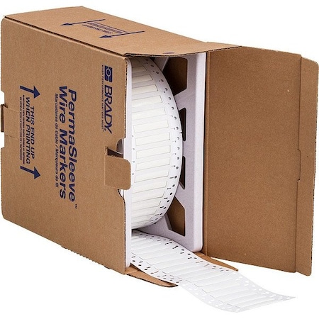 Sleeve Label, White, Polyolefin, 1 in W MPN:LSZH-187-2-WT-M-2