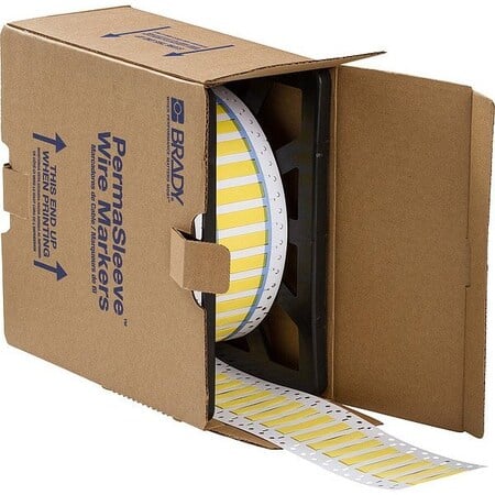 SleeveLabel, Yellow, Polyolefin, 3/4inW MPN:LSZH-250-150-Y-M-2