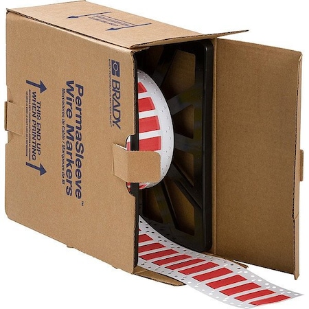Sleeve Label, Red, Polyolefin, 2 in W MPN:LSZH-250-2-RD-M