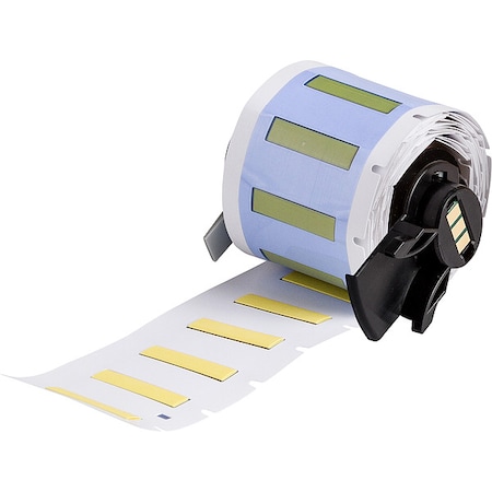 Sleeve Label, Yellow, Polyolefin, 1 in W MPN:M6-125-1-342-YL