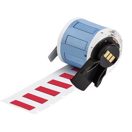 Sleeve Label, Red, Polyolefin, 1 in W MPN:M6-187-1-342-RD