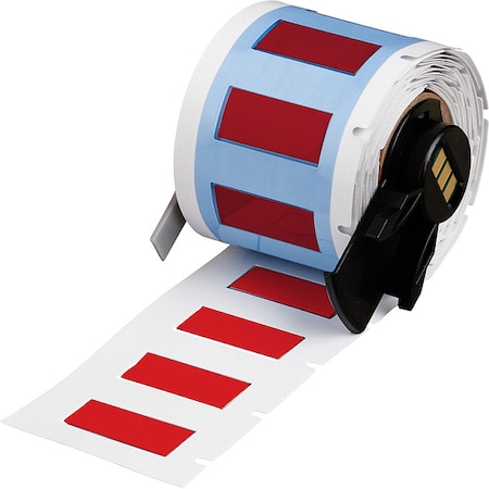 Sleeve Label, Red, Polyolefin, 1 in W MPN:M6-250-1-342-RD