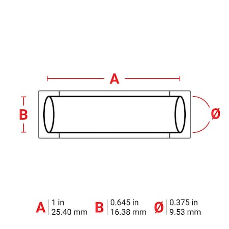 Sleeve Label, Blue, Polyolefin, 1 in W MPN:M6-375-1-342-BL